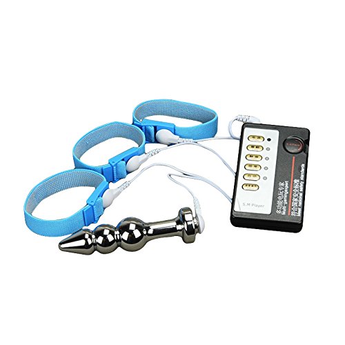 The Bondage Locker Butt Plug Electro Sex E-Stim Machine Double Stinger