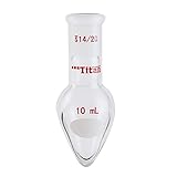 Distilling Flask, 10ml - 14/20 Joint & Side Socket