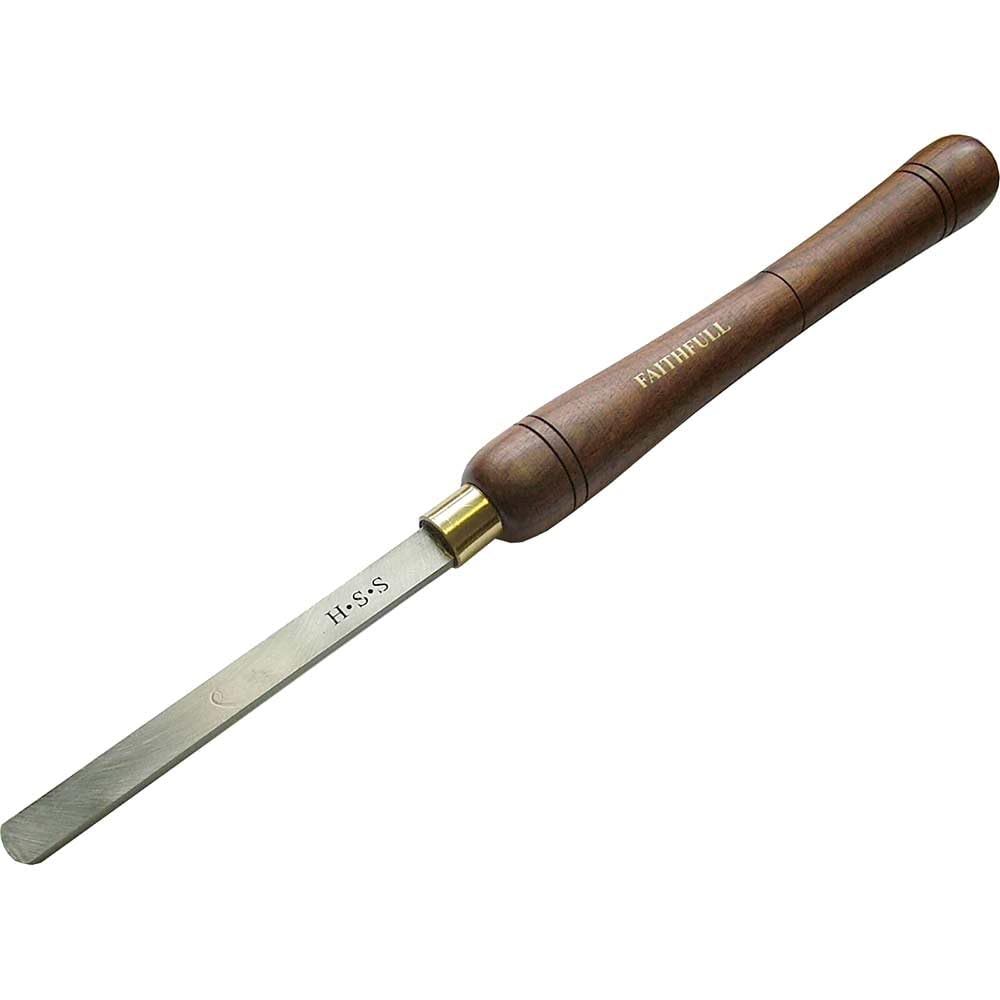 Faithfull HSS 15mm Round Nose Full Length Woodturning Chisel