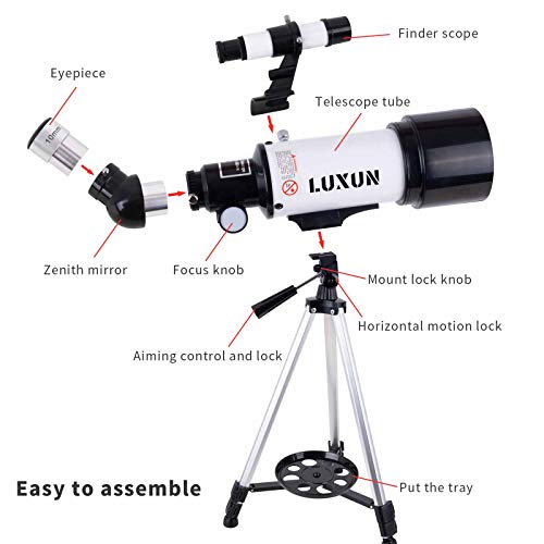 LUXUN Telescope for Adult Astronomy Professional Beginner Kid 57 812