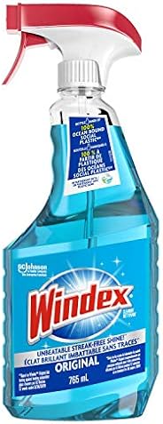 Windex Original Blue Glass and Window Cleaner, 765ml