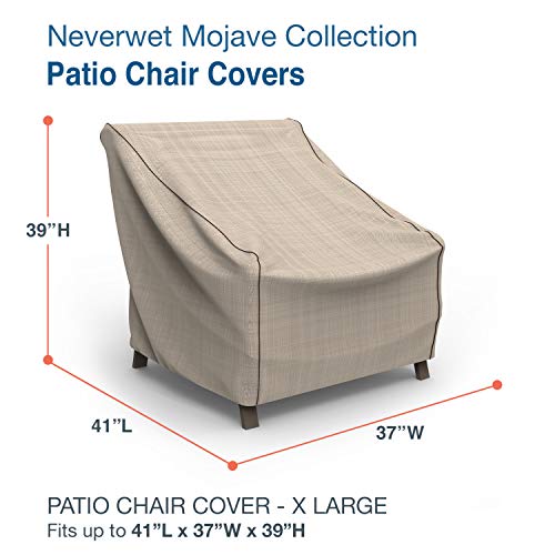 Budge P1W04PMNW2 NeverWet Mojave Patio Chair Cover Waterproof, UV