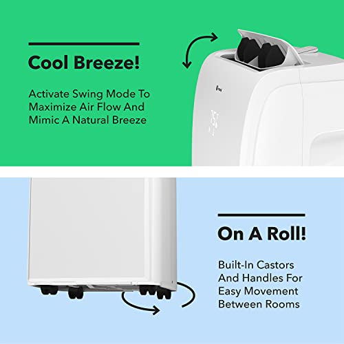 Vremi 6,250 BTU Portable Air Conditioner for Rooms up to