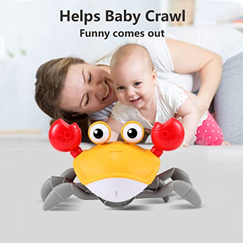 Crawling Crab Baby Toy Gifts Tummy Time Toys Walking Dancing Cute