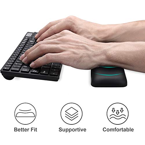Aelfox LeatherGel Keyboard Wrist Rest and Mouse Wrist Rest Set