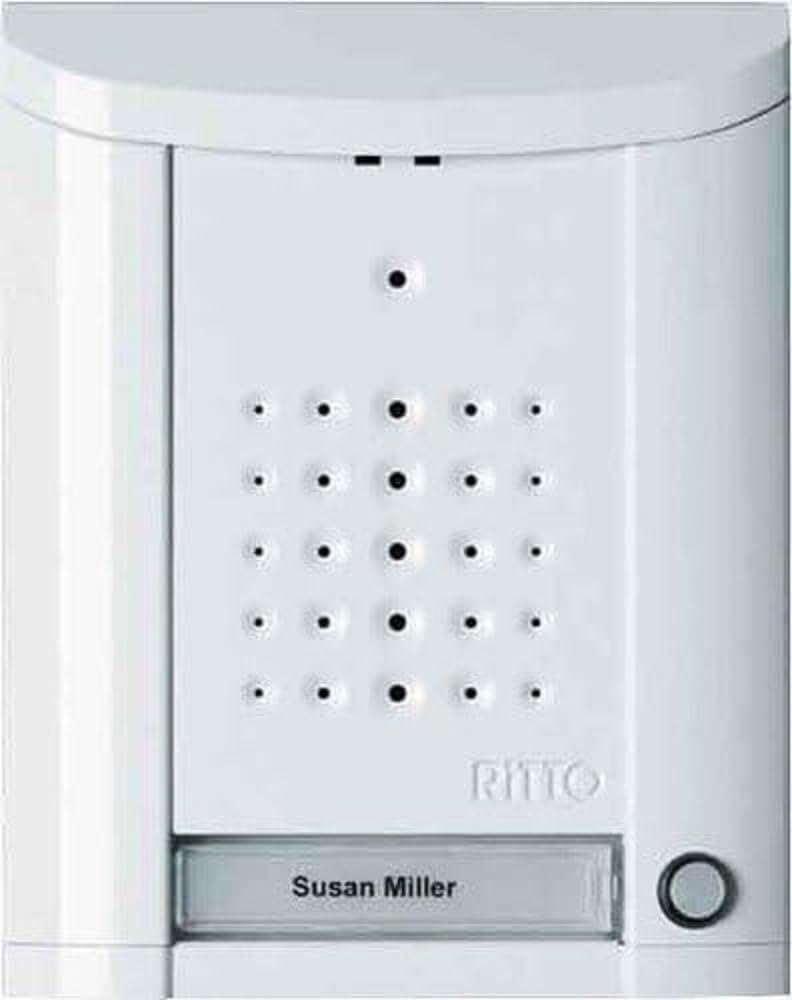 Ritto Entravox 1840170 1WE Door Intercom White
