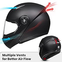 ILM Flip Up Modular Full Face Motorcycle Helmet for