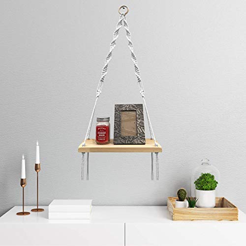 Macrame Kit Hanging Shelf Make Your Own Macrame Rope Wooden Floating