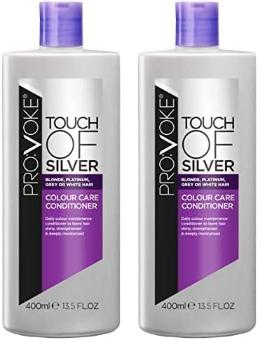 PROVOKE Touch Of Silver Colour Care Conditioner, Purple, 400ml (Pack of 2)