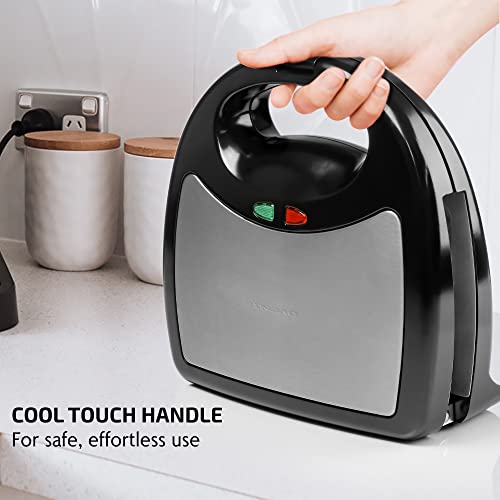 OVENTE 3 in 1 Electric Sandwich Maker, Panini Press Grill and Waffle