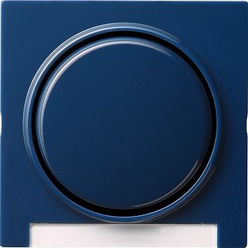 GIRA 029946 Abdeckung und Rocker Switch Labelling Field S – Blue