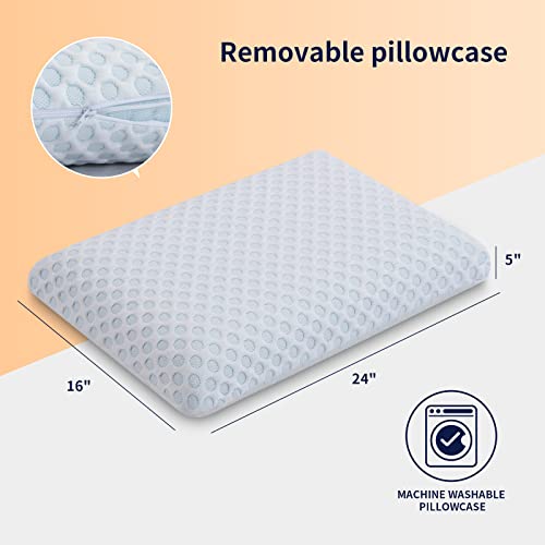 RemyCloud Adjustable Cooling Pillow- Dual-Sided, Instant-Cool Fabric & Breathable - View #4