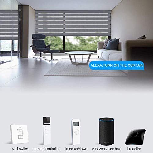 Motorized Zebra Blinds Double Layer Blinds Width(2394 inch) Compatible