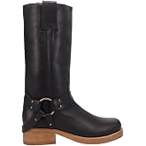 Dingo Mens Rip Round Toe Pull On Casual Boots Mid Calf
