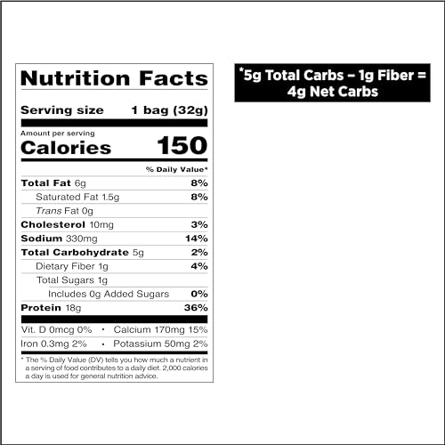 QUEST NUTRITION NACHO CHEESE TORTILLA STYLE PROTEIN CHIPS, 18G PROTEIN, 4G NET CARB, LOW CARB, GLUTEN FREE, 1.1 OZ (PACK OF 12)