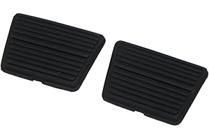Inline Tube Compatible with 1964-88 GM Brake Pedal Pad And Clutch Pedal Pad 2pc