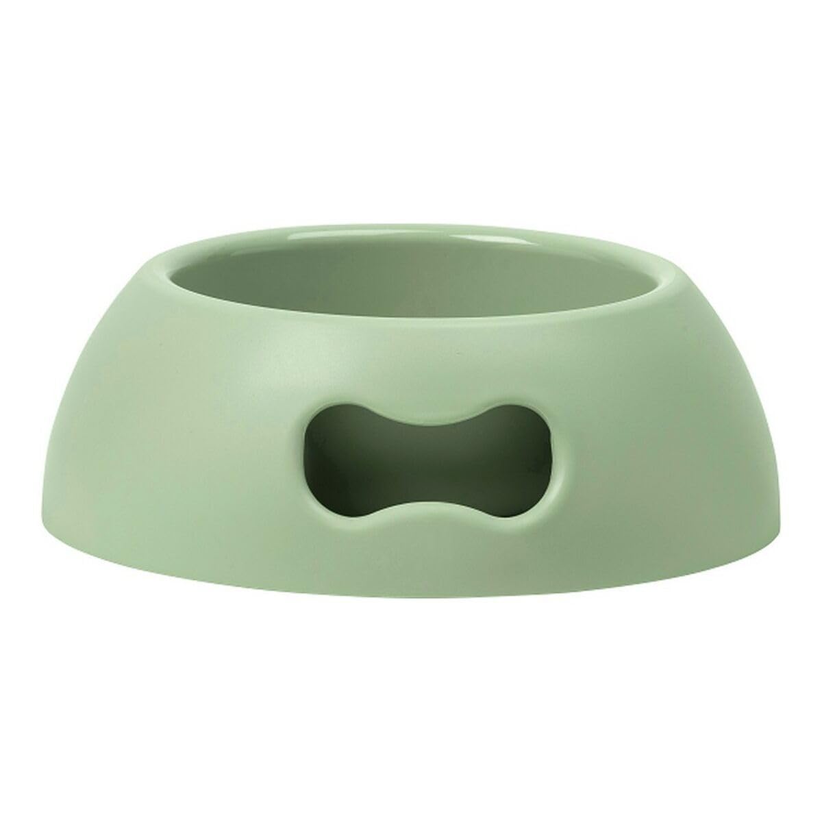 United Pets Pappy Large Dog Bowl, EcoFriendly, Italian Design, Made in Italy, Green, Dog Bowl for Large Dogs, Capacity 2200ml (77 oz)