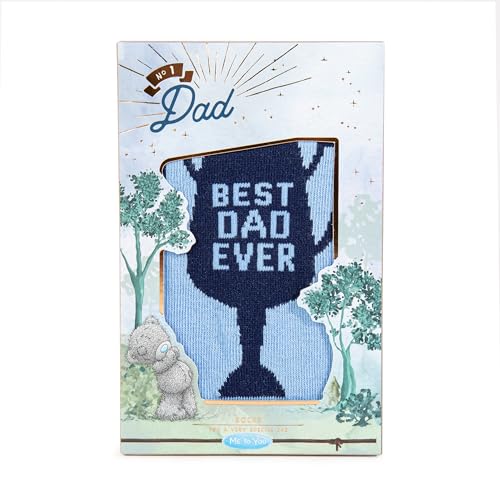 Me To You Chaussettes Fête des Pères Tatty Teddy Best Dad Ever - Collection Officielle FGL01018