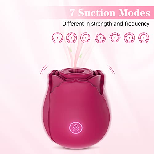 love flower rose toy multi-frequency Rose Toy for Women Sexual Oral with Tongue with 10 Gears Delivery 2022  Newly Red-1【US in Stock】 in Saudi Arabia