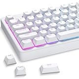 GMKWTL XVX Shine Through Keycaps, White Semi