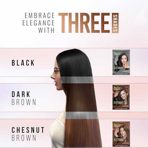 Herbishh Dark Brown Color Shampoo for Gray Hair, Hair Dye Shampoo 3 in 1, 100% Grey Coverage for Men & Women, Long-lasting & Travel-friendly, Ammonia-free, 30 ml (Pack of 5)