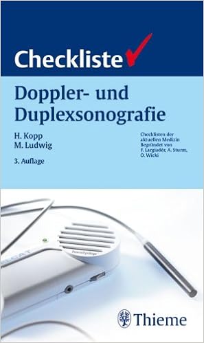 Checkliste Doppler Und Duplexsonografie Amazon De Kopp Helmut Ludwig Malte Bucher