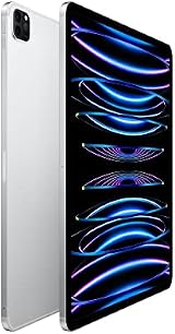 2022 Apple iPad Pro 12.9" Wi-Fi Cellular 1TB Silver Renewed M2 Chip view 2