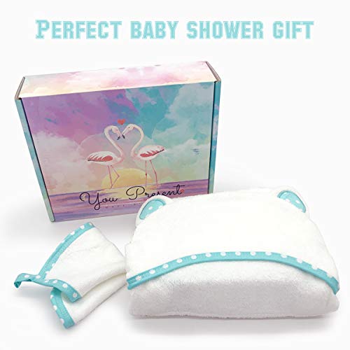 Organic Bamboo Hooded Baby Towel Extra Soft And Super Absorbent Good For Baby Newborns Infants And Toddlers Skin Large Baby Bath Towels 35x35 Inches Pricepulse