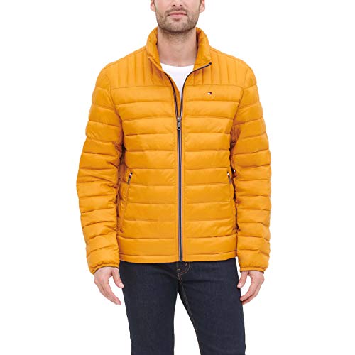 Ultra Loft Packable Puffer Jacket, Gold 