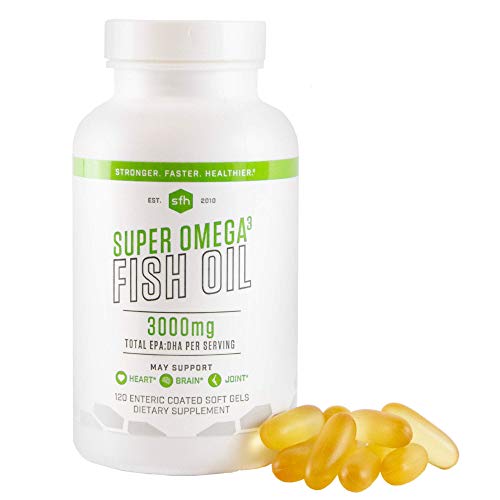 Super Omega 3 Fish Oil Capsules by SFH Highly Concentrated 3900mg
