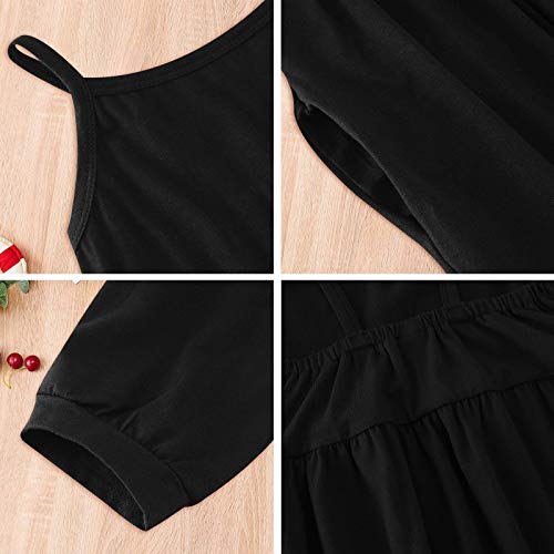 Drfoytg Baby Girl Cute Jumpsuit One Piece Strap Backless Harem Romper Outfits with Pockets 1-6 Years