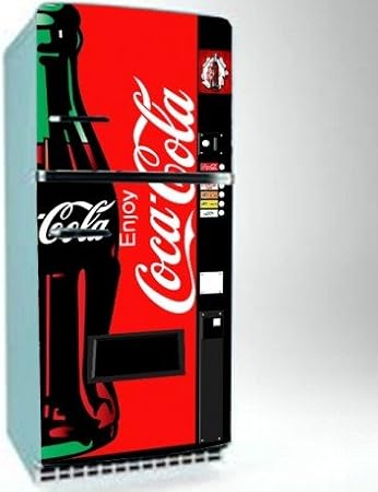 Autocollant Mural Coca Cola Rouge – 21 Cm X 10 Cm – Vinyle Oracal 551 – 10 Coloris Au Choix