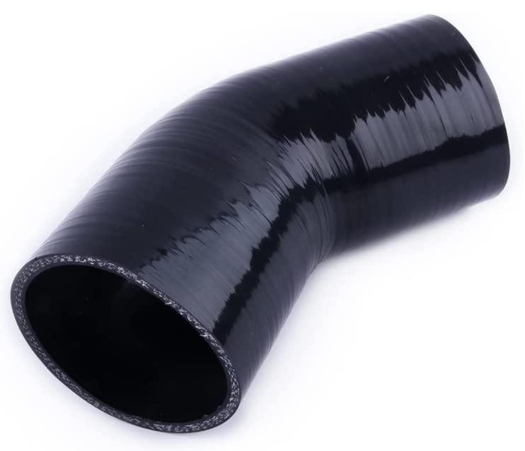 Photo 1 of ZAP Performance 45 Degree ID 2.5"(63mm) Elbow Silicone Hose Intake Intercooler Coupler 2 1/2" inch Pipe,Length 102mm One Leg,4-Ply Thickness 5.4 mm