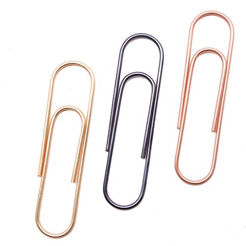 24Pack 4" Large Metal Mega Paper Clips Jumbo Files Clips for Home
