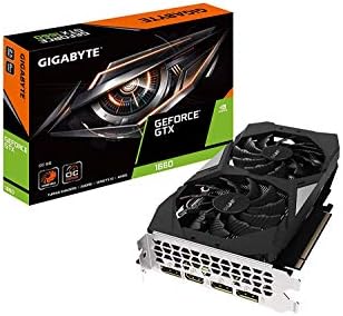 Gigabyte Carte Graphique Nvidia GeForce GTX1660 OC 6Go GDDR5 PCI-E