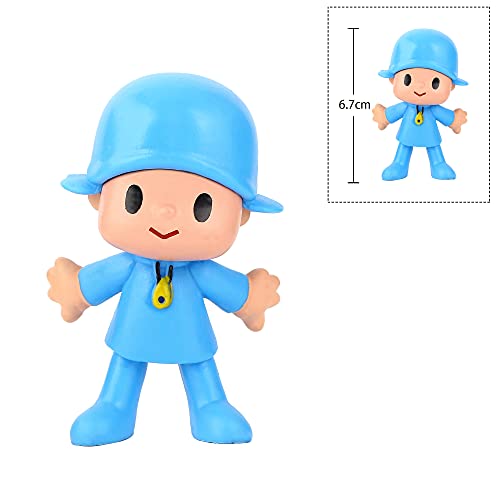New Pocoyo Toys Set of 7 PCS Best Action Figure Dolls Amazing Mini