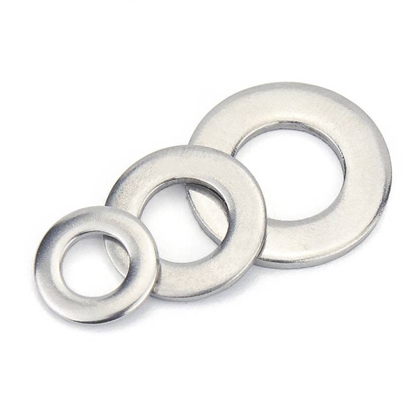 View 1 of 1/4“Stainless Flat Washer,Plain Washer 5/8" OD,Stainless Steel 304(18-8),100Pack,for 1/4" Bolt(Screw) by DYFOL