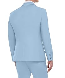 Men's 3 Pieces Suit Set Slim Fit Suits for Men Big