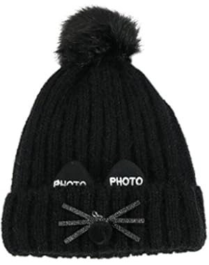 Deamyth Baby Toddler Kids Boy Girl Knitted Crochet Beanie Winter Warm Hat Cap