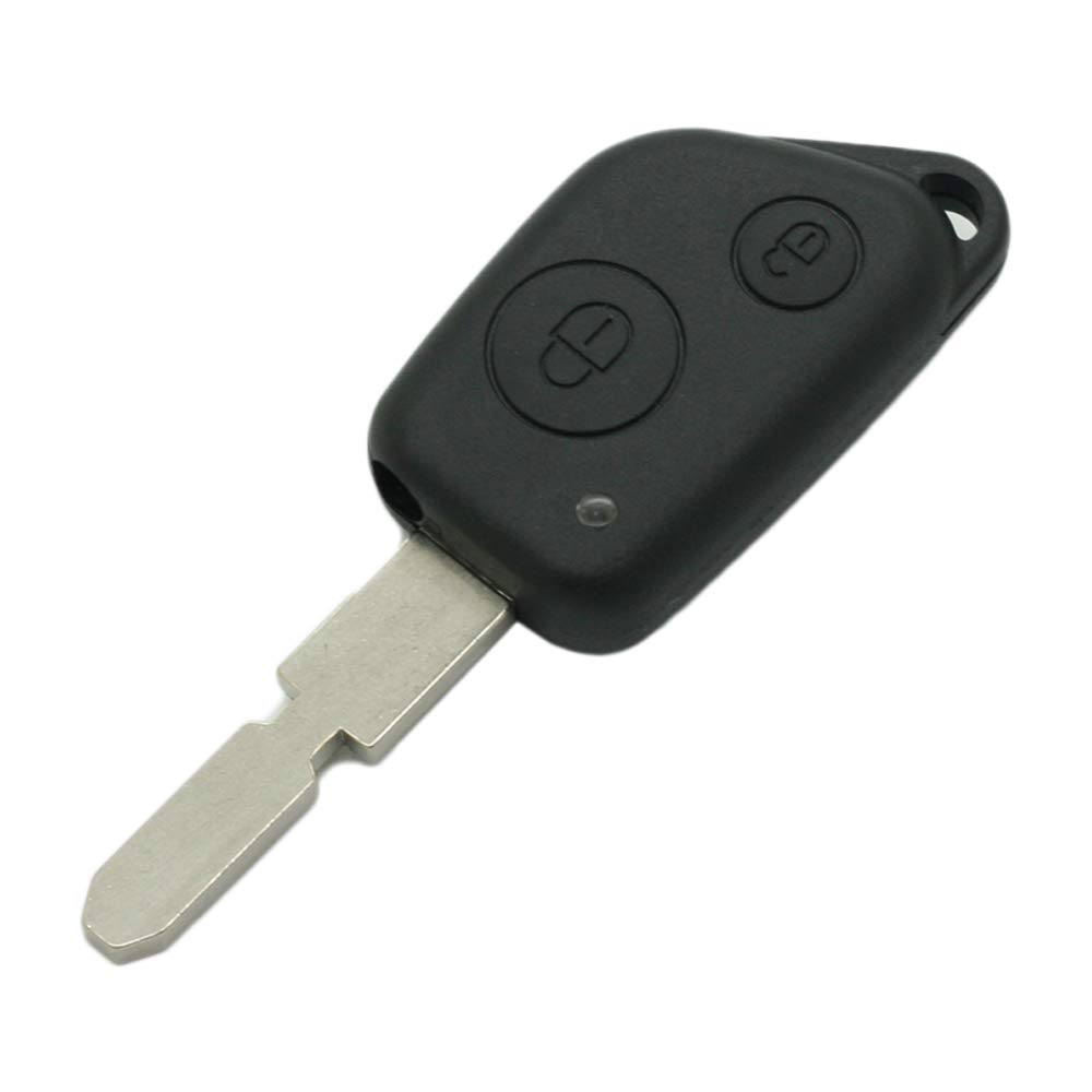 BROVACS Replacement Key Shell Compatible with PEUGEOT 306 406 2 Button Keyless Entry Remote Key Case Fob PG319BN