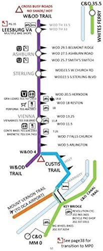 C&o Canal Towpath Gap Bike Trail Map C&o Canal Walking The