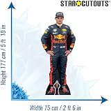 Star Cutouts CS667 Max Verstappen Cardboard Cutout 177 x 74 cm Multi-Colour view 3