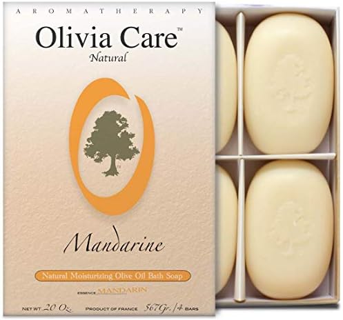 Olivia Care Verbena Bar Soap - Natural, Organic, Vegan Soap For Face, Hands & Body, 5 Oz