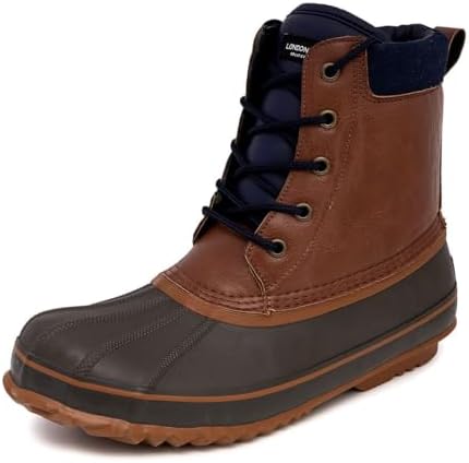 Jbu By Jambu Maine Duck Boot Beige/Dark Brown Water Proof Boots Men’s Size 13M JBU by JAMBU DARK BROWN MAINE WATERPROOF Men main image 4