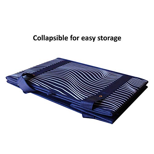 Reusable Grocery Bags Set Shopping Box with Reinforced Bottom Heavy