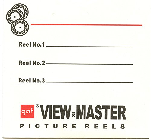 3 Reel Sleeves for View-Master Packets - USA - Gaf - Pack of 25 - NEW
