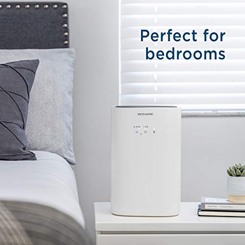 Bionaire True HEPA 360° Air Purifier for Medium Rooms, Air Filter for