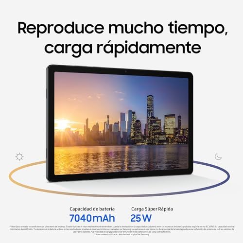 Galaxy Tab A11+ 256GB, Tableta con IA, Pantalla de 11" con 90 Hz, 8GB de Memoria, Altavoces Cuádruples Dolby, Garantía del Fabricante 3 Años + 1 Año Extra, Gris (Versión Española)