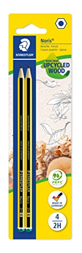 Staedtler matite Noris, confezione da 2 matite di gradazione 2H, alta qualità e resistenza, 120-4 BK2D