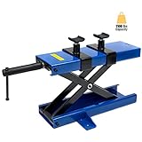 XtremepowerUS 1100Lbs Motorcycle Lift Scissor Center Jack Lift Repair Stand